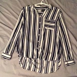 Size S | George stripped button up